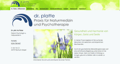 Desktop Screenshot of naturheilpraxis-platte.de