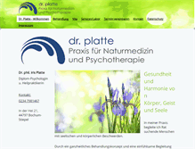 Tablet Screenshot of naturheilpraxis-platte.de